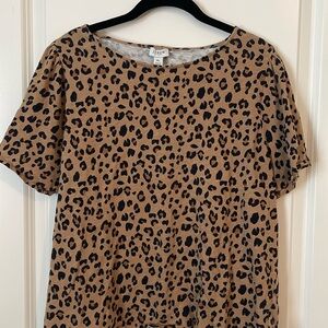 J. Crew Leopard T-Shirt